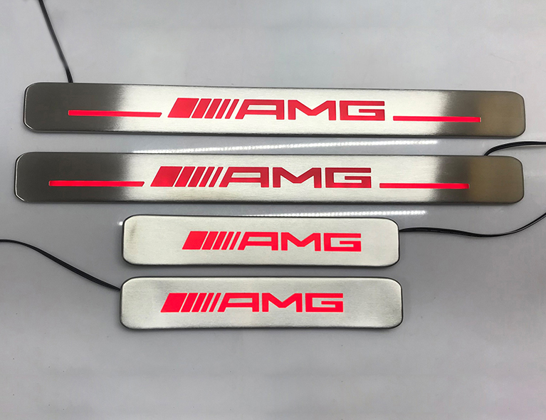 Mercedes-Benz W463A W464 G-Class AMG Door Sills LED Scuff Plates